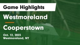 Westmoreland  vs Cooperstown Game Highlights - Oct. 12, 2023