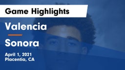 Valencia  vs Sonora  Game Highlights - April 1, 2021