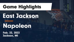 East Jackson  vs Napoleon  Game Highlights - Feb. 22, 2022