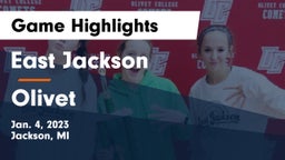 East Jackson  vs Olivet  Game Highlights - Jan. 4, 2023