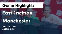 East Jackson  vs Manchester  Game Highlights - Jan. 13, 2023