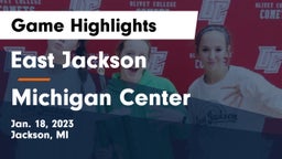 East Jackson  vs Michigan Center  Game Highlights - Jan. 18, 2023