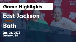 East Jackson  vs Bath  Game Highlights - Jan. 26, 2023