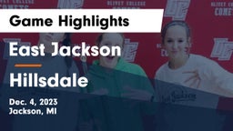 East Jackson  vs Hillsdale  Game Highlights - Dec. 4, 2023