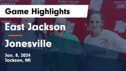 East Jackson  vs Jonesville  Game Highlights - Jan. 8, 2024