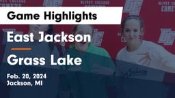 East Jackson  vs Grass Lake  Game Highlights - Feb. 20, 2024