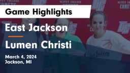 East Jackson  vs Lumen Christi  Game Highlights - March 4, 2024