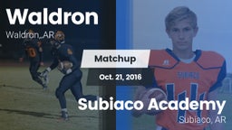 Matchup: Waldron  vs. Subiaco Academy 2016