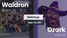 Matchup: Waldron  vs. Ozark  2017