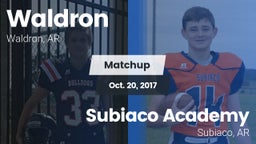 Matchup: Waldron  vs. Subiaco Academy 2017