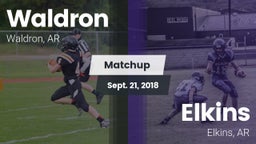 Matchup: Waldron  vs. Elkins  2018