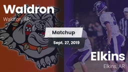 Matchup: Waldron  vs. Elkins  2019