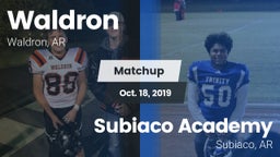 Matchup: Waldron  vs. Subiaco Academy 2019