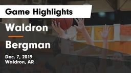 Waldron  vs Bergman Game Highlights - Dec. 7, 2019