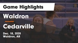 Waldron  vs Cedarville Game Highlights - Dec. 18, 2020
