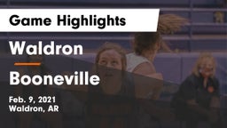 Waldron  vs Booneville Game Highlights - Feb. 9, 2021