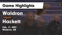 Waldron  vs Hackett  Game Highlights - Feb. 11, 2022