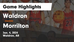 Waldron  vs Morrilton  Game Highlights - Jan. 4, 2024