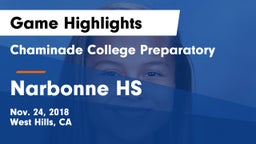 Chaminade College Preparatory vs Narbonne HS Game Highlights - Nov. 24, 2018