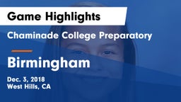 Chaminade College Preparatory vs Birmingham  Game Highlights - Dec. 3, 2018