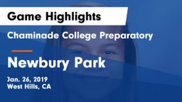 Chaminade College Preparatory vs Newbury Park  Game Highlights - Jan. 26, 2019