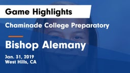 Chaminade College Preparatory vs Bishop Alemany  Game Highlights - Jan. 31, 2019