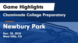 Chaminade College Preparatory vs Newbury Park  Game Highlights - Dec. 28, 2018