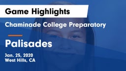 Chaminade College Preparatory vs Palisades  Game Highlights - Jan. 25, 2020