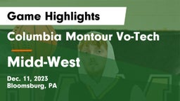 Columbia Montour Vo-Tech  vs Midd-West  Game Highlights - Dec. 11, 2023