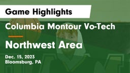 Columbia Montour Vo-Tech  vs Northwest Area  Game Highlights - Dec. 15, 2023