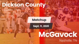 Matchup: Dickson County High vs. McGavock  2020
