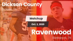 Matchup: Dickson County High vs. Ravenwood  2020