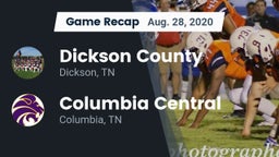 Recap: Dickson County  vs. Columbia Central  2020