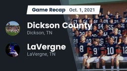 Recap: Dickson County  vs. LaVergne  2021