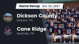 Recap: Dickson County  vs. Cane Ridge  2021