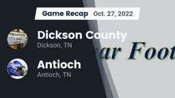 Recap: Dickson County  vs. Antioch  2022