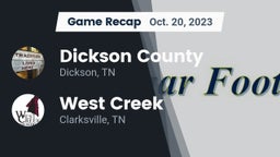 Recap: Dickson County  vs. West Creek  2023