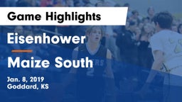 Eisenhower  vs Maize South  Game Highlights - Jan. 8, 2019