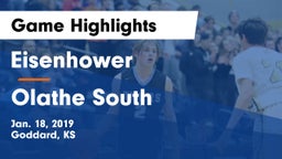 Eisenhower  vs Olathe South  Game Highlights - Jan. 18, 2019