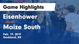 Eisenhower  vs Maize South  Game Highlights - Feb. 19, 2019