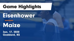 Eisenhower  vs Maize  Game Highlights - Jan. 17, 2020
