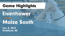 Eisenhower  vs Maize South  Game Highlights - Jan. 8, 2019