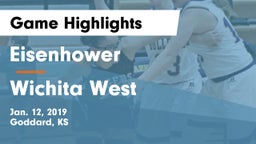 Eisenhower  vs Wichita West  Game Highlights - Jan. 12, 2019