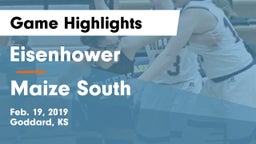 Eisenhower  vs Maize South  Game Highlights - Feb. 19, 2019