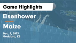 Eisenhower  vs Maize  Game Highlights - Dec. 8, 2023