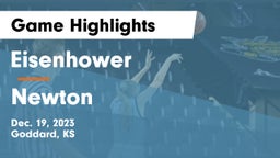 Eisenhower  vs Newton  Game Highlights - Dec. 19, 2023