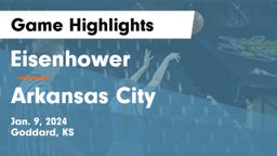 Eisenhower  vs Arkansas City  Game Highlights - Jan. 9, 2024
