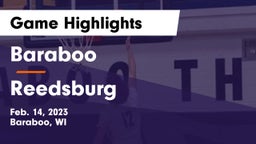 Baraboo  vs Reedsburg Game Highlights - Feb. 14, 2023