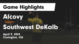 Alcovy  vs Southwest DeKalb  Game Highlights - April 9, 2024