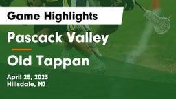 Pascack Valley  vs Old Tappan Game Highlights - April 25, 2023